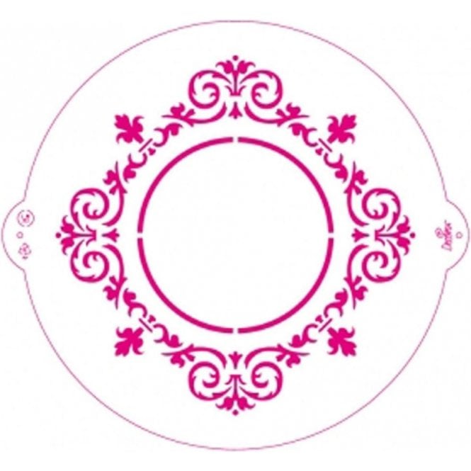 Decora Vintage Frame - Cake Decorating Stencil 25cm