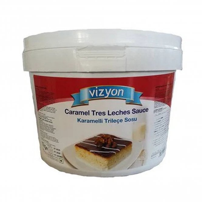 Vizyon Caramel Trileche Sauce Cold Glaze - 7kg