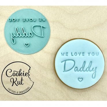 We Love You Daddy - Fathers Day Embosser Stamp