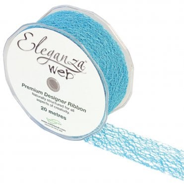 Web Ribbon - Aqua Blue No - 26 - 38mm x 20M