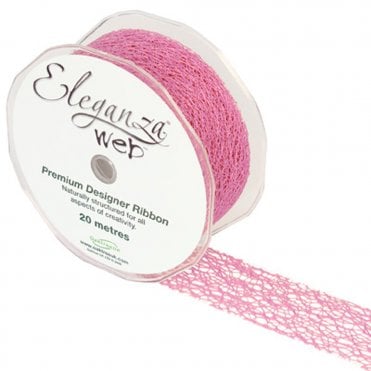 Web Ribbon - Fashion Pink No - 22 - 38mm x 20M