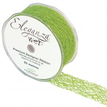 Web Ribbon - Lime Green No - 14 - 38mm x 20M