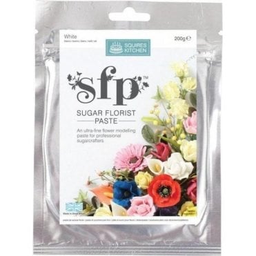 White 200g Professional Sugar Florist Paste