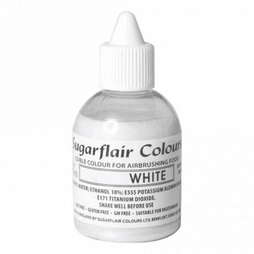 White - Edible Airbrush Liquid Colouring 60ml