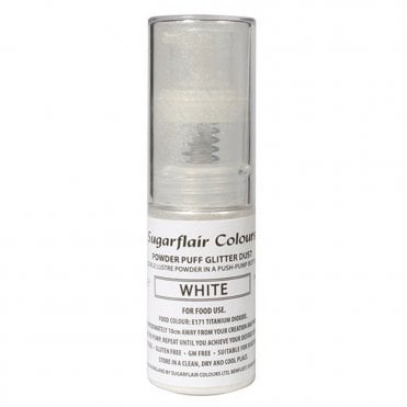 White - Edible Lustre Powder Spray 10g