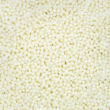 White Edible Pearls 2mm 500g Best Before: 14/07/2025