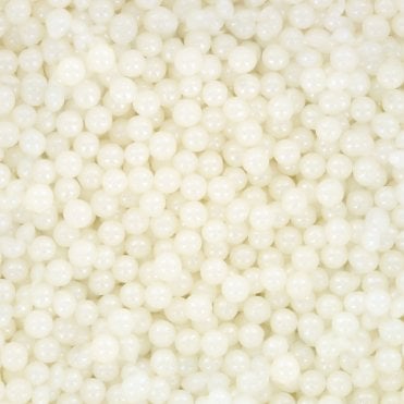 White Edible Pearls 4mm 500g Best Before: 14/07/2025