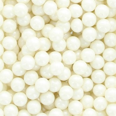 White Edible Pearls 7mm 500g Best Before: 28/01/2026