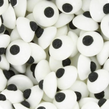 White Edible Shape Eyes 300g
