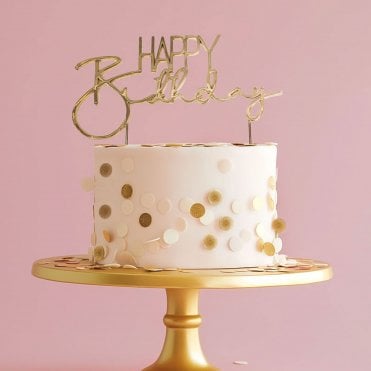 WHITE & GOLD Wafer Decorations (9g)
