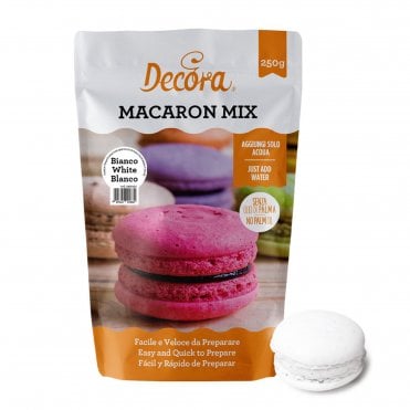 WHITE Macaroon Powder Mix 250g - Just add water
