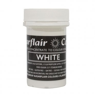 White - Pastel Paste Gel Food/Icing Colouring