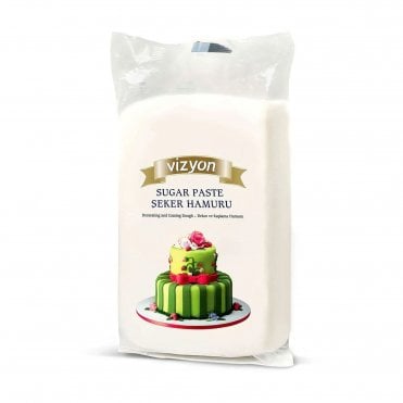 White Premium Sugar Paste Fondant - 1kg
