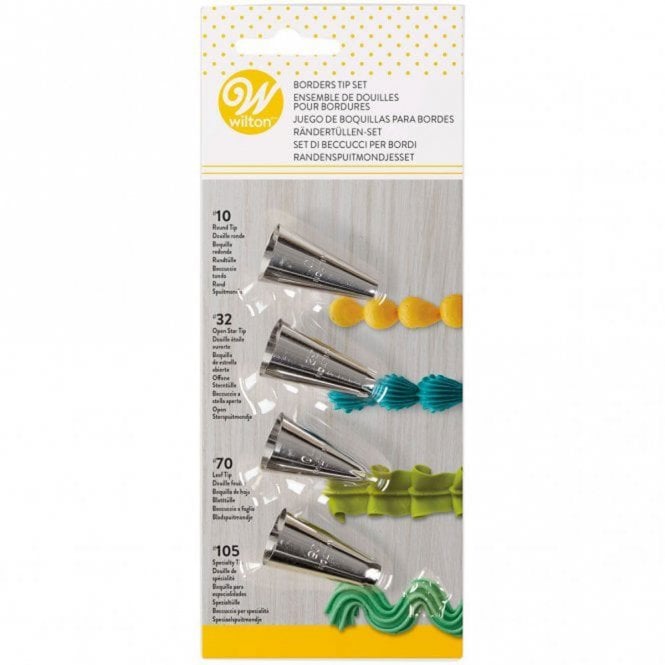 Wilton Borders Tips - Set of 4