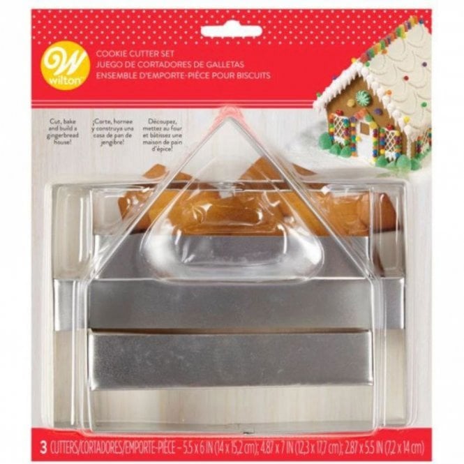 Wilton Gingerbread House Cutter - Set of 3