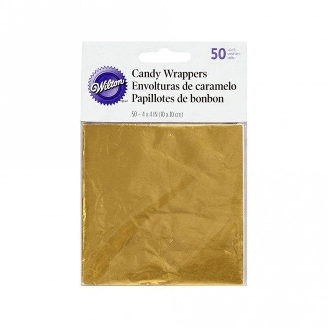 Wilton Gold Foil Wrappers - Pack of 50