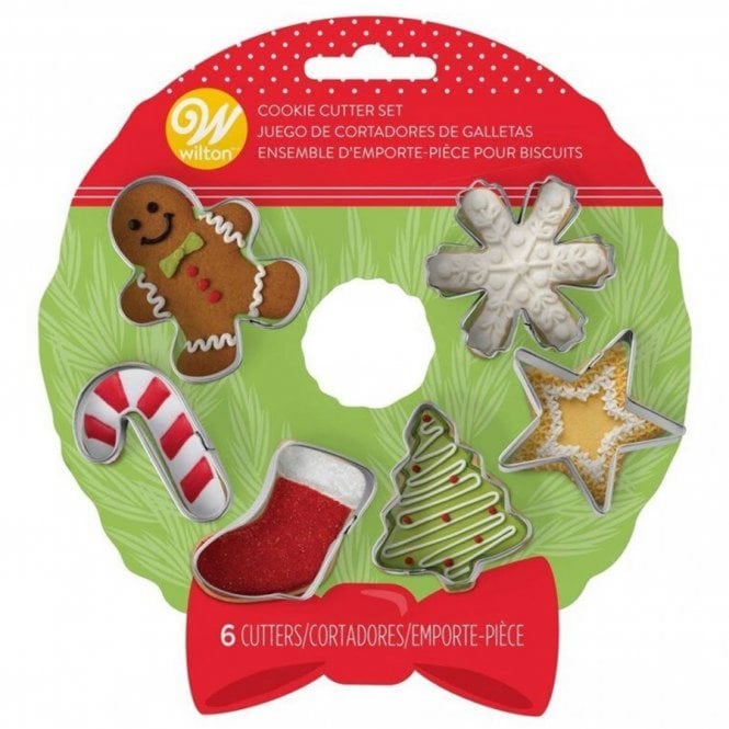 Wilton Mini Wreath Cookie Cutter - Set of 6