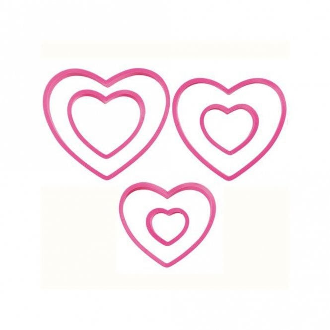 Wilton Nesting Heart Cutter - Set of 6