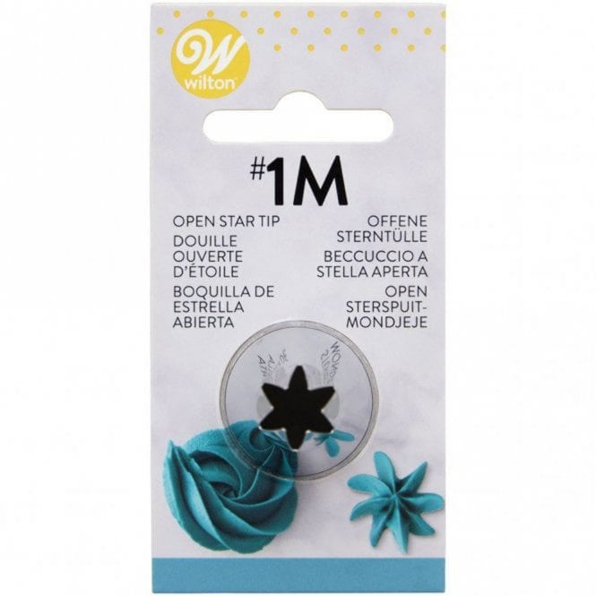 Wilton Open Star Carded Decorating Tip - #1M