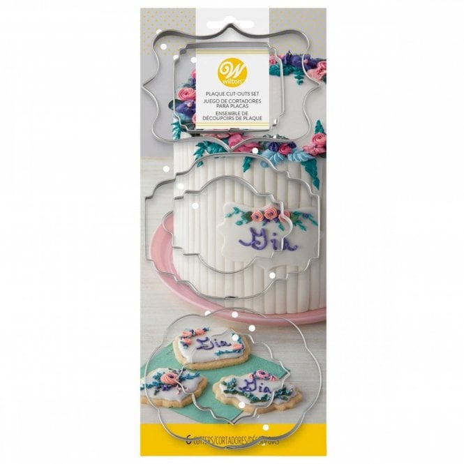 Wilton Plaque Fondant Cut Out Set of 6
