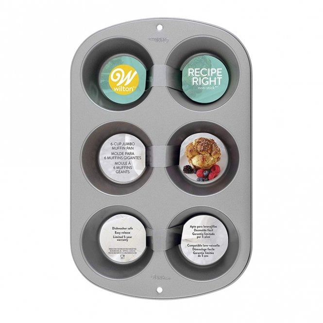 Wilton Recipe Right Jumbo Muffin Tin - 6 Cavity