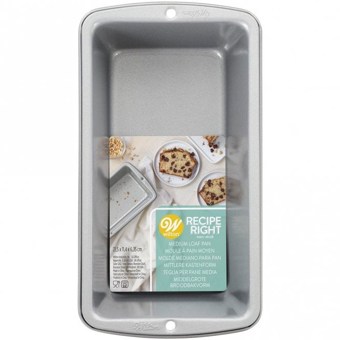 Wilton Recipe Right Non Stick Medium Loaf Pan - 21.5 x 11.4 x 6.35cm