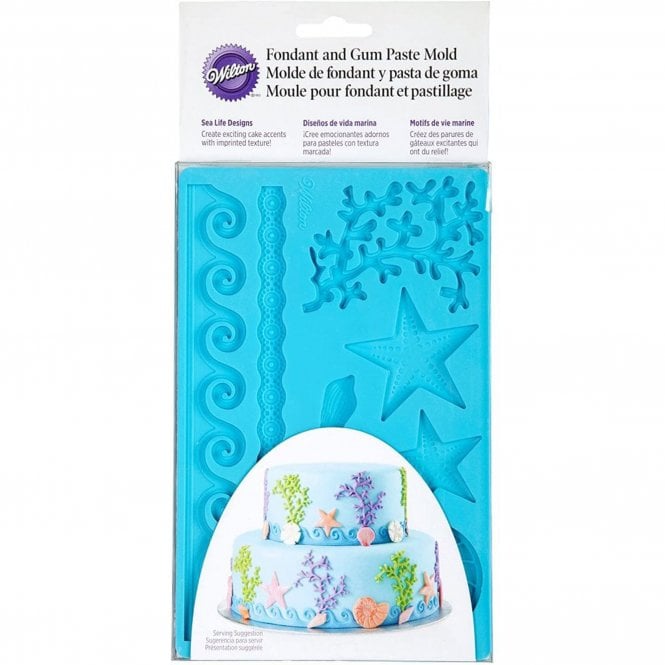 Wilton Sea Life - Fondant And Gum Paste Silicone Mould