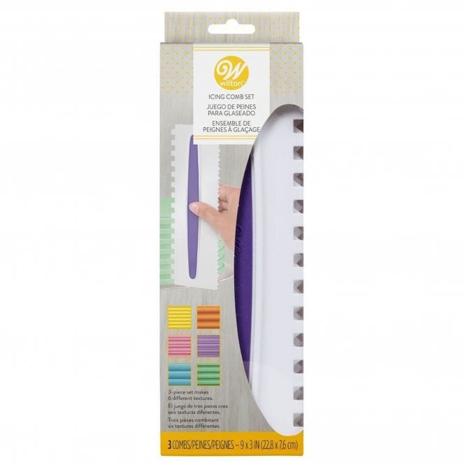 Wilton Three-Piece Icing Comb Set