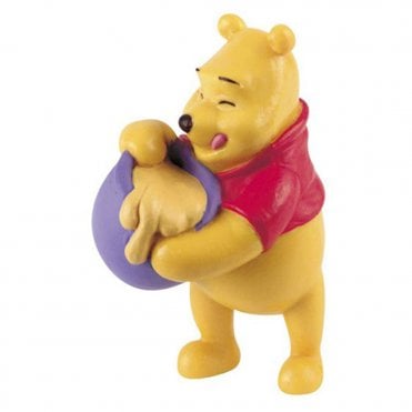 Winnie The Pooh With Honey Pot - Figurine Cake Topper