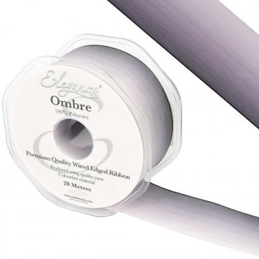 Wired Edge Ombre Ribbon 38mm x 20m Tone No.297