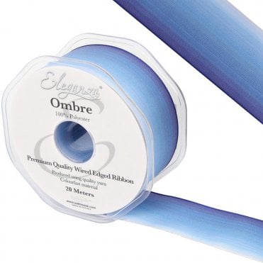 Wired Edge Ombre Ribbon 38mm x 20m Tone No.299