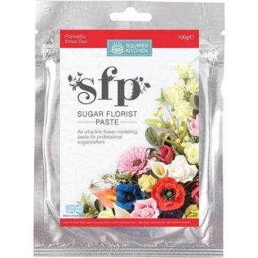 Xmas Red - Professional Sugar Florist Paste 100g
