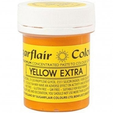 Yellow - Extra Concentrated Paste Gel Food / Icing Colourings 42g