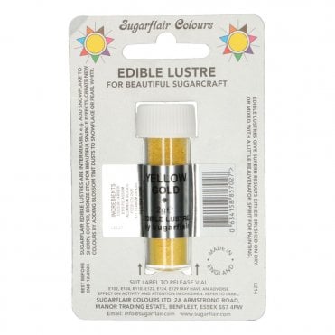 Yellow Gold - Edible Lustre Dusting Colour 2g