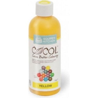 Yellow - SK Professional COCOL Cocoa Butter Colouring 75g Best Before: 28/05/2025