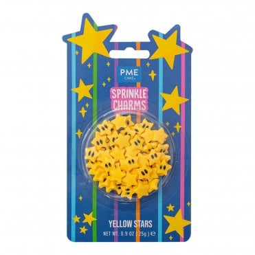 Yellow Stars Sprinkle Charms (25g / 0.9oz)