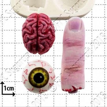 Zombie Snacks - Cake Decorating Silicone Mould